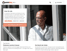 Tablet Screenshot of pocketstory.com